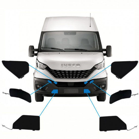 Krytky predného nárazníka pre Iveco Daily 2019- 10292