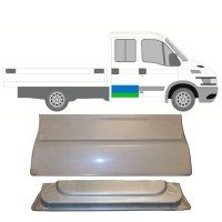 Opravný plech zadných dverí vnútorný + vonkajší pre Iveco Daily 1999-2014 / Vľavo = Vpravo (symetrické) / Sada 16174