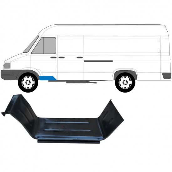 Opravný plech predného schodu pre Iveco Daily 1985-1999 / Ľavý 6792