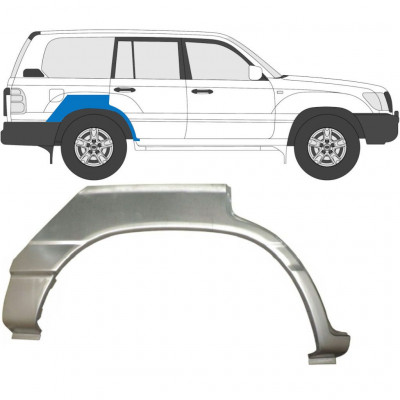 Lem zadného blatníka pre Toyota Land Cruiser 1998-2007 / Pravá 7054