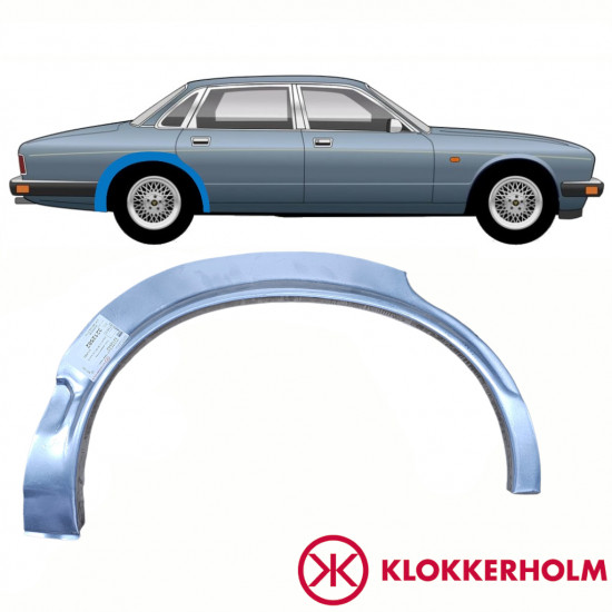 Lem zadného blatníka pre Jaguar XJ 1986-1994 / Pravá 10745