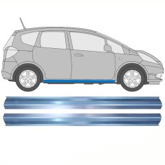 Opravný plech prahu pre Honda Jazz 2008-2015 / Vľavo = Vpravo (symetrické) / Sada 10371