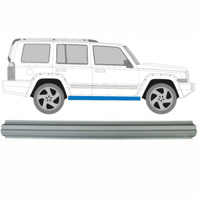 Opravný plech prahu vonkajší pre Jeep Commander 2005-2010 / Vľavo = Vpravo (symetrické) 8356