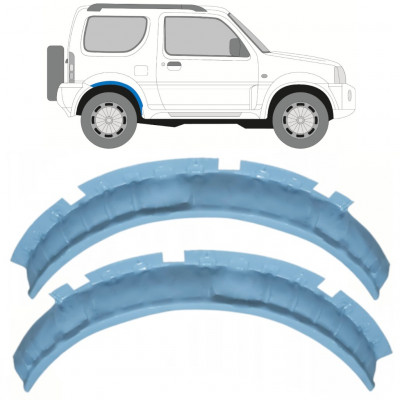 Opravný plech zadného podbehu pre Suzuki Jimny 1998-2018 / Ľavá+Pravá / Sada 10232