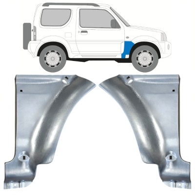 Opravný plech predného blatníka pre Suzuki Jimny 1998-2018 / Ľavá+Pravá / Sada 15861