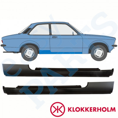 Opravný plech prahu pre Opel Kadett C 1973-1979 / Sada 11078