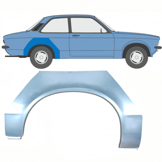 Lem zadného blatníka pre Opel Kadett C 1973-1979 / Pravá 8784