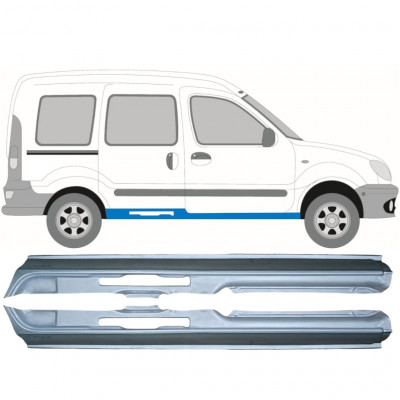 Opravný plech prahu pre Renault Kangoo 1997-2008 / Ľavá+Pravá / Sada 9480