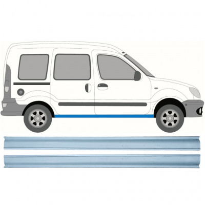 Opravný plech prahu pre Renault Kangoo 1997-2008 / Ľavá+Pravá / Sada 10280