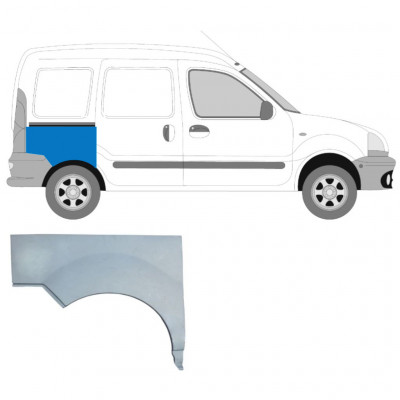 Lem zadného blatníka pre Renault Kangoo 1997-2008 / Pravá 9126