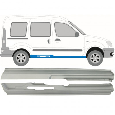 Opravný plech prahu pre Renault Kangoo 1997-2008 / Ľavá+Pravá / Sada 9900