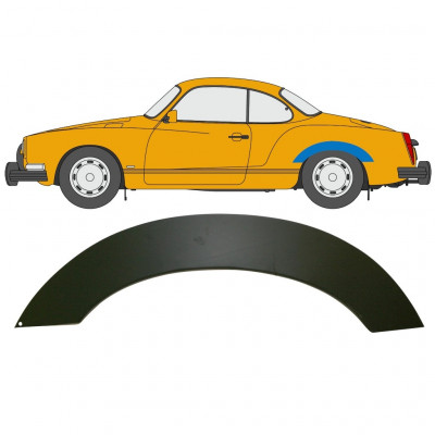 Lem zadného blatníka pre VW Karman Ghia 1955-1974 / Ľavý 12721