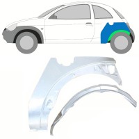Opravný plech vnútorného + vonkajšieho zadného blatníka pre Ford KA 1996-2008 / Ľavý / Sada 10776
