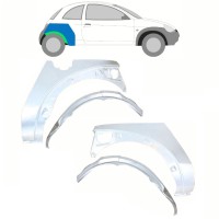 Opravný plech vnútorného + vonkajšieho zadného blatníka pre Ford KA 1996-2008 / Sada 10777