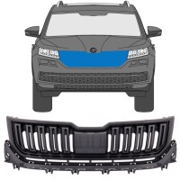 Čierna mriežka pre Skoda Kodiaq 2016-2023 / Sada 7547