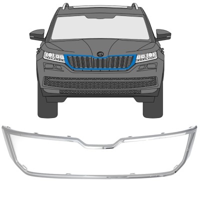 Rám masky chladiča pre Skoda Kodiaq 2016-2021 16203