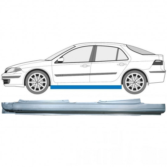 Opravný plech prahu pre Renault Laguna 2001-2007 / Ľavý 5577