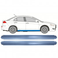 Opravný plech prahu pre Mitsubishi Lancer 2007- / Vľavo = Vpravo (symetrické) / Sada 10489