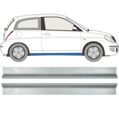 Opravný plech prahu pre Lancia Ypsilon 2003-2011 / Ľavá+Pravá / Sada 11355