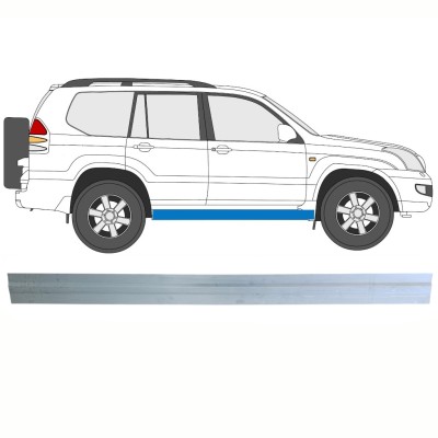 Opravný plech prahu vnútorný pre Toyota Land Cruiser J120 2003-2010 / Vľavo = Vpravo (symetrické) 16130