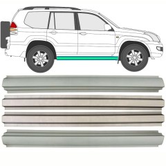 Opravný plech prahu vnútorný + vonkajší pre Toyota Land Cruiser J120 2003-2010 / Ľavá+Pravá / Sada 10083