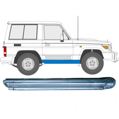 Opravný plech prahu pre Toyota Land Cruiser 1984-1993 / Pravá 7058