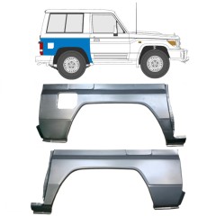 Lem zadného blatníka pre Toyota Land Cruiser J70 1984- / Ľavá+Pravá / Sada 9514