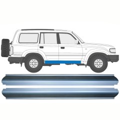 Opravný plech prahu pre Toyota Land Cruiser J80 1990-1996 / Vľavo = Vpravo (symetrické) / Sada 10242