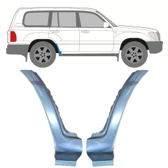 Opravný plech zadného blatníka spodná časť pre Toyota Land Cruiser J100 1998-2007 / Ľavá+Pravá / Sada 9767