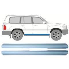 Opravný plech prahu pre Toyota Land Cruiser J100 1998-2007 / Ľavá+Pravá / Sada 9690