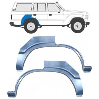 Lem zadného blatníka pre Toyota Land Cruiser J60 1980-1990 / Ľavá+Pravá / Sada 16147