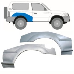 Lem zadného blatníka pre Toyota Land Cruiser J90 1996-2002 / Ľavá+Pravá / Sada 10123