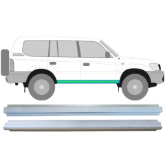 Opravný plech prahu vnútorný + vonkajší pre Toyota Land Cruiser J90 1996-2002 / Vľavo = Vpravo (symetrické) / Sada 14852