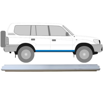 Opravný plech prahu pre Toyota Land Cruiser J90 1996-2002 / Vľavo = Vpravo (symetrické) 14846