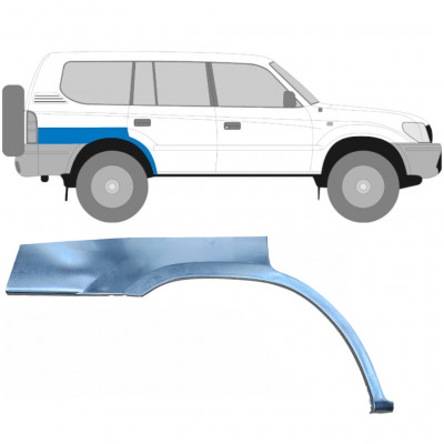 Lem zadného blatníka pre Toyota Land Cruiser 1996-2002 / Pravá 5872