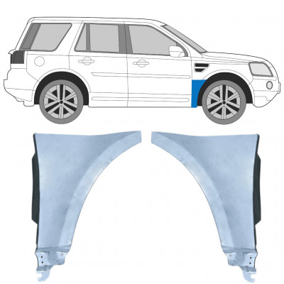 Opravný plech predného blatníka pre Land Rover Freelander 2006-2015 / Ľavý / Pravá / Ľavý / Pravá 12790