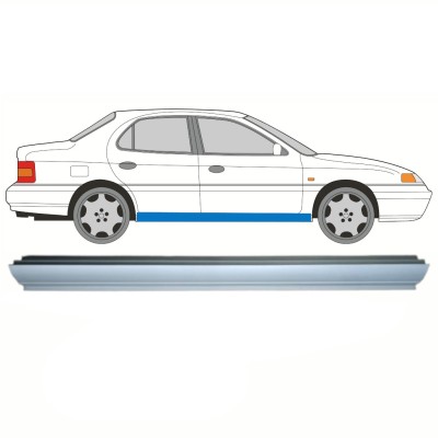 Opravný plech prahu pre Hyundai Lantra 1990-1995 / Vľavo = Vpravo (symetrické) 8614