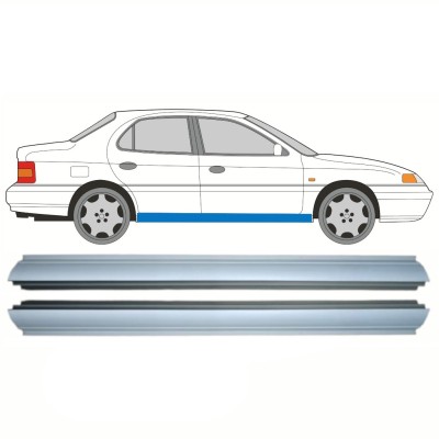 Opravný plech prahu pre Hyundai Lantra 1990-1995 / Vľavo = Vpravo (symetrické) / Sada 10322