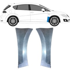 Opravný plech predného blatníka pre Seat Leon 2005-2012 / Ľavá+Pravá / Sada 9606