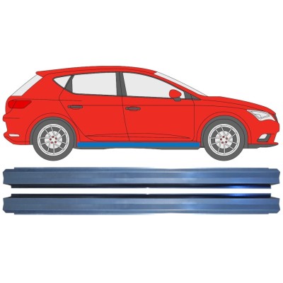 Opravný plech prahu vnútorný pre Seat Leon 2012-2020 / Ľavá+Pravá / Sada 16986