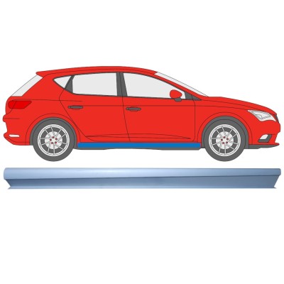 Opravný plech spodnej časti prahu pre Seat Leon 2012-2020 / Pravá 16982