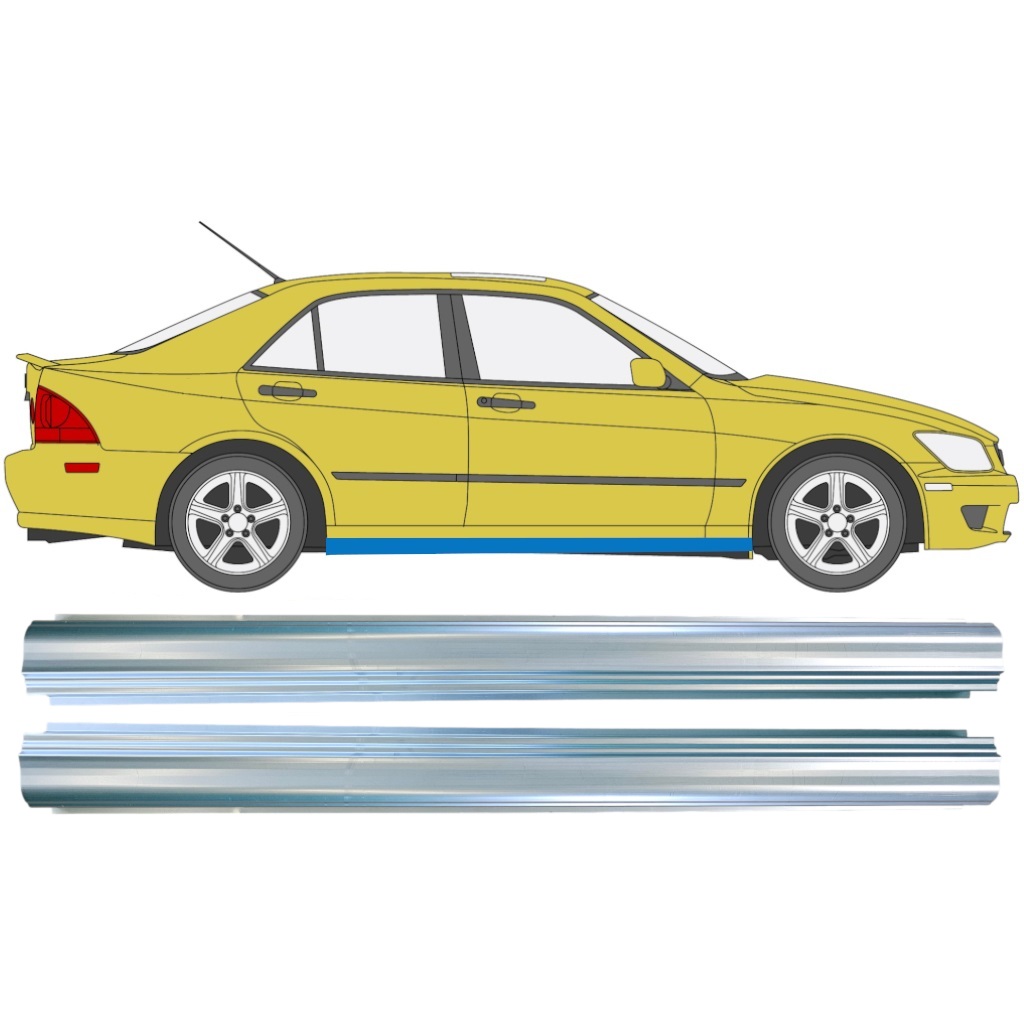 Opravný Plech Prahu Pre Lexus Is 1998-2005 / Vľavo = Vpravo (Symetrické) / Sada 10384