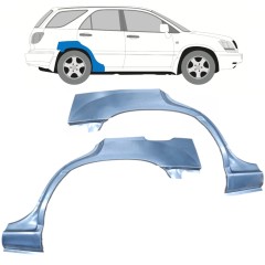 Lem zadného blatníka pre Lexus RX 1998-2003 / Ľavá+Pravá / Sada 9947