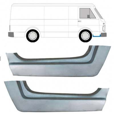 Opravný plech prahu predných dverí pre Volkswagen LT 1975-1996 / Ľavá+Pravá / Sada 9868