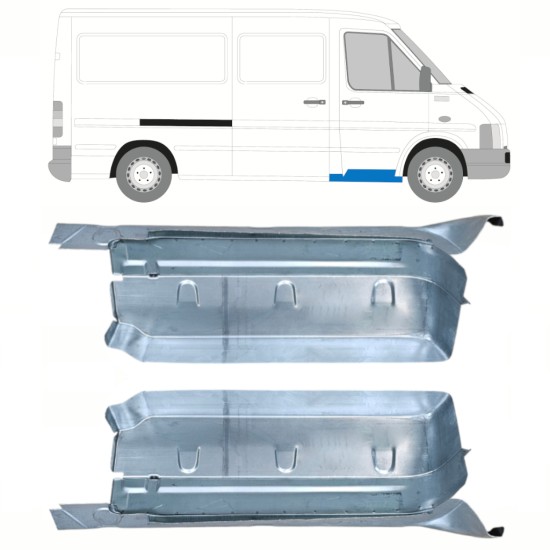 Opravný plech predného schodu s časťou prahu pre Volkswagen LT 1996-2005 / Ľavá+Pravá 16567