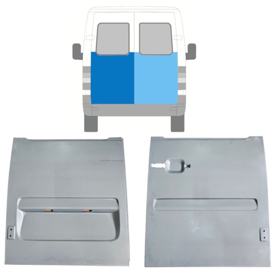 Opravný plech zadných dverí pre Volkswagen LT 1996-2005 / Ľavá+Pravá 16562