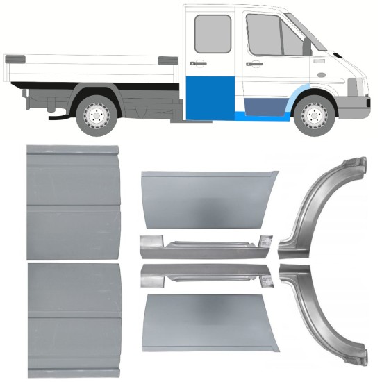 Opravný plech sada pre Volkswagen LT 1996-2005 / Ľavá+Pravá 16611