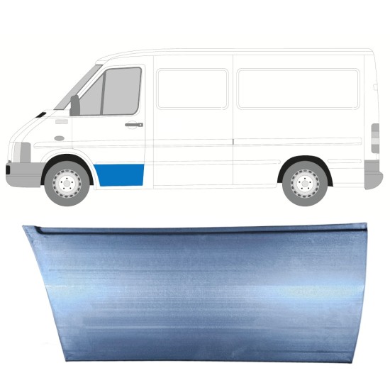 Opravný plech predných dverí