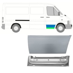 Opravný plech predných dverí pre Volkswagen LT 1996-2005 / Pravá / Sada 16557