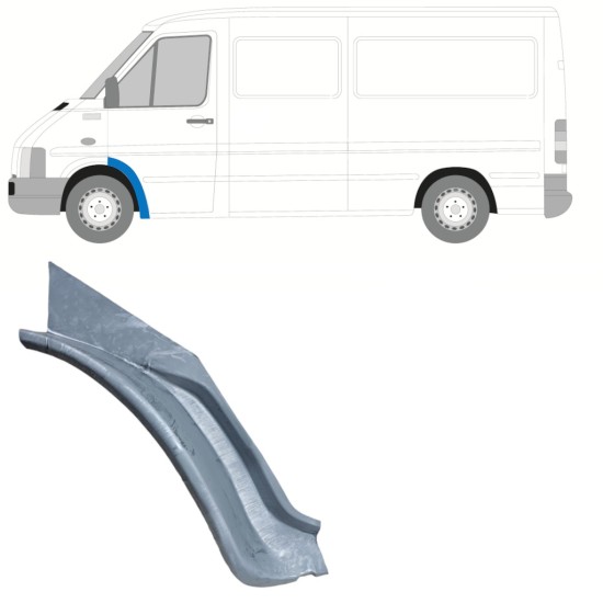 Vnútorný opravný plech predného blatníka pre Volkswagen LT 1996-2005 / Ľavý 16603